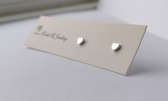 Silver Heart Stud Earrings, 4mm, 5mm, 10mm Tiny Heart Earrings, Earring Set, Mothers Day, Dainty Tiny Earrings, Jewelry Gift For Her