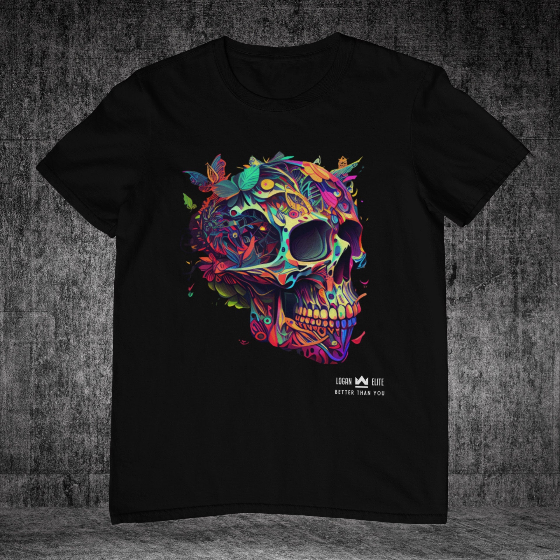 Skull Motif T-Shirt