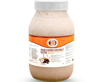 Este pollito es kéfir de leche de coco vivo original crudo