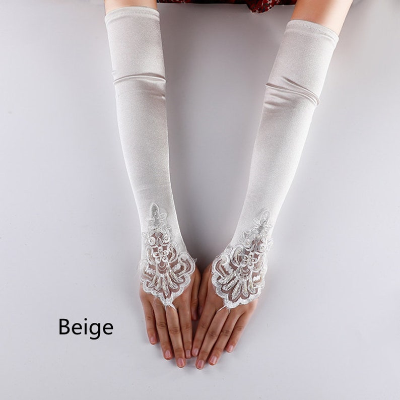Lace Gloves Women Lace Gloves Long Fingerless Lace Gloves Etsy