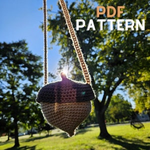 No-Sew Acorn Purse Crochet Pattern PDF