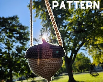 No-Sew Acorn Purse Crochet Pattern PDF