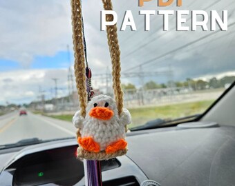 Swinging Duck Mirror Hanger PDF Pattern
