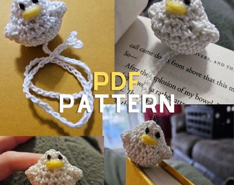 Crochet Chicken Bookmark PDF Pattern