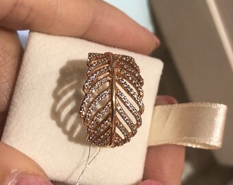 Pandora Feather Ring - Etsy