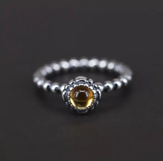 Rusten Fremmedgørelse grill November Birthstone Ring 100% 925 Sterling Silver & CZ - Etsy