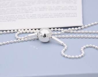 Polished Ball Chain Necklace 
