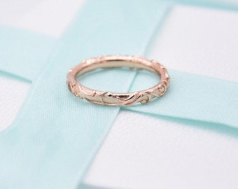 Regal Beauty Ring Rose Gold Plated 