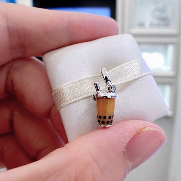 Bubble Tea Charm Etsy