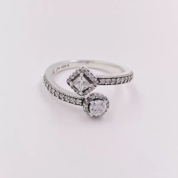 Abstract Elegance Ring 100% 925 