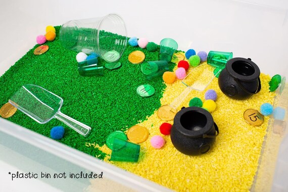 St. Patrick's Day Sensory Bin Filler
