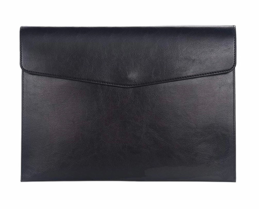 Personalized PU Leather File Folder - Document Holder - Envelope Folder ...