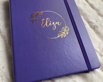 Personalized Hardcover Lined Journal - Custom Notebook - Personalized Notebook - Personalized Notebook -Hardcover Diary - Custom Lined Diary