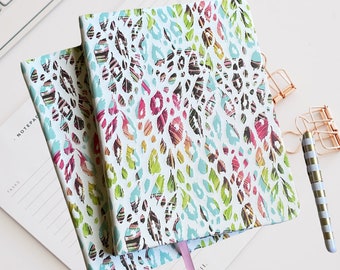 Personalized Multicolor Print Lined Journal - Custom Journal - Personalized Notebook - Custom Notebook - Writing Journal -Lined Travel Diary