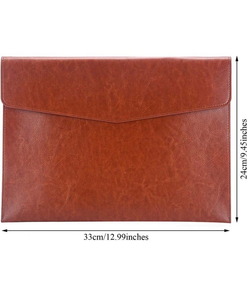 Personalized PU Leather File Folder Document Holder Envelope Folder