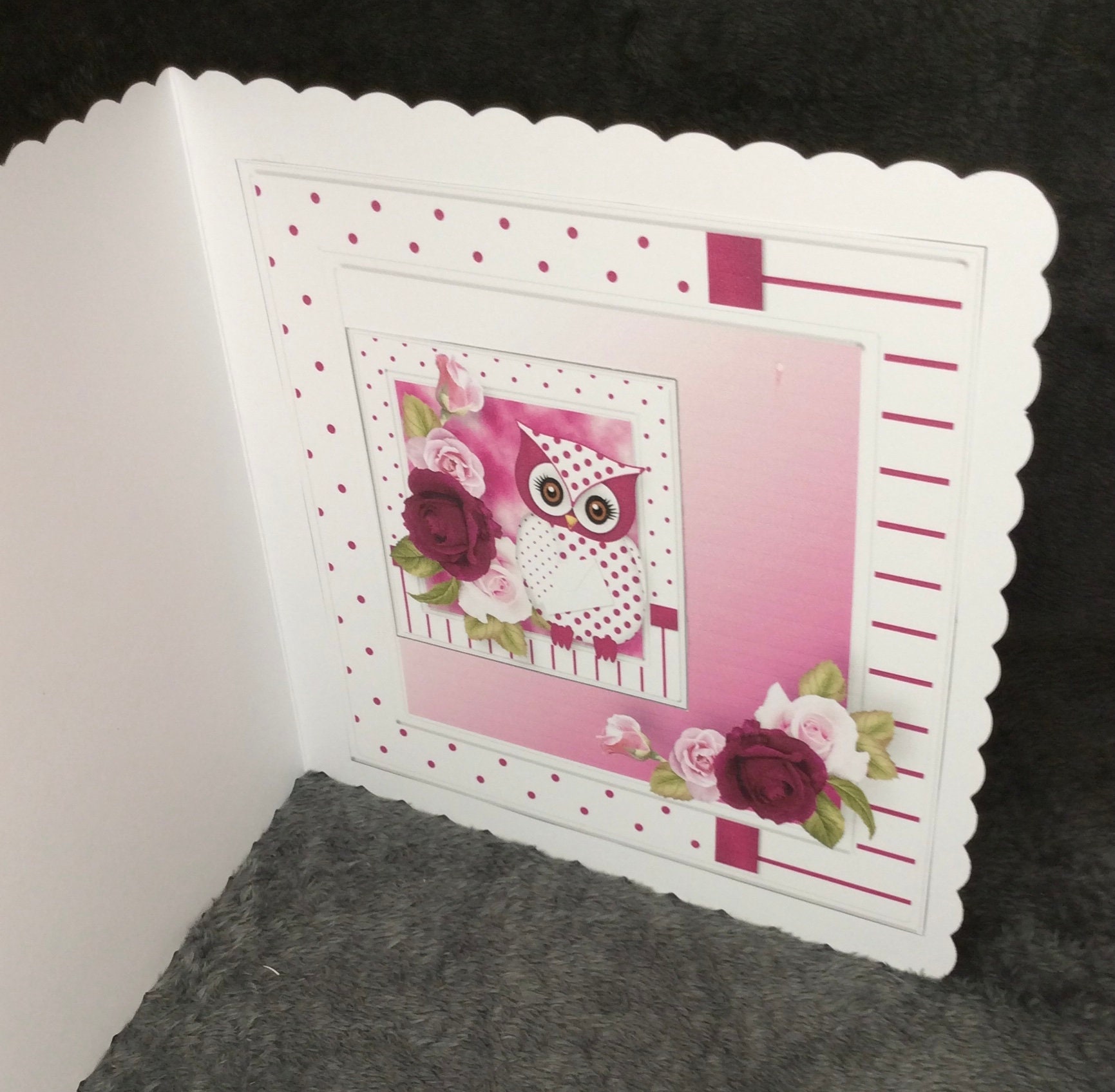 Greetings Card Made in Uk Hand Made Inserts inside for Etsy