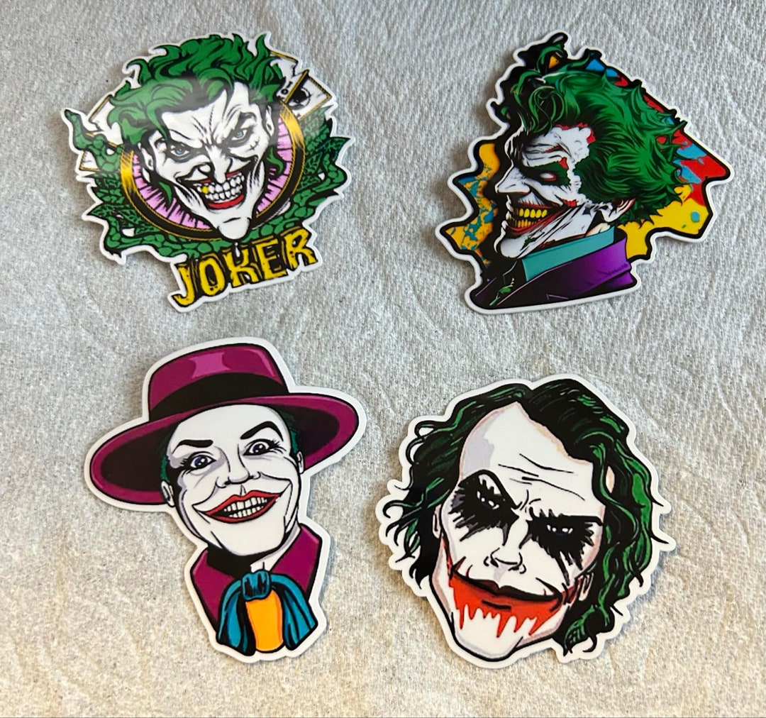 Joker Sticker, Why so Serious Stickers, Green Hair Sticker, Laptop