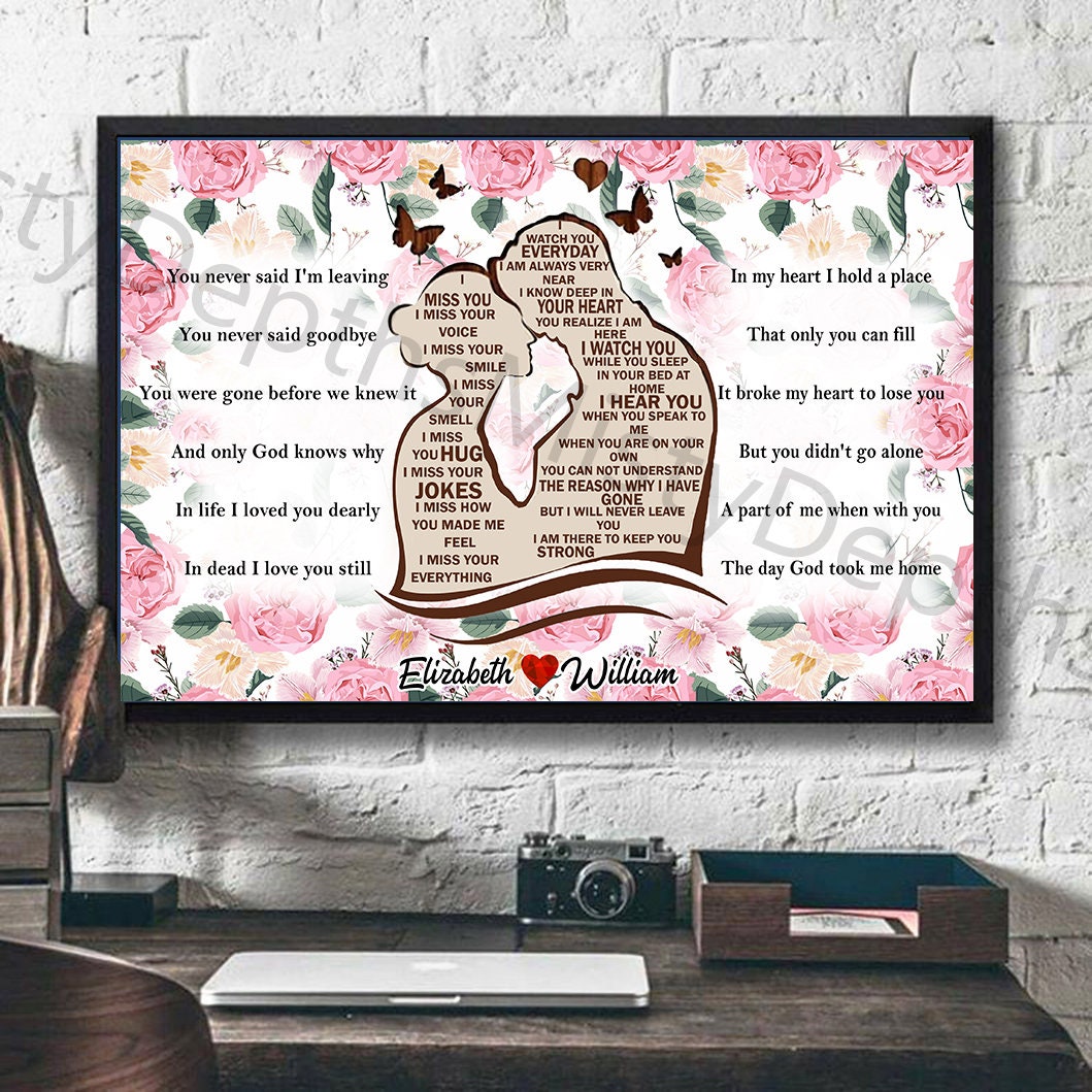 Personalized Poster Gift Missing You image