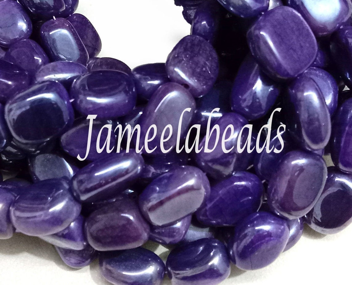 Purple Coted Moonstone Plain Gemstone Beads 6x1011x15mm Etsy