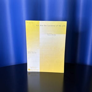 Stevie Wonder - You Are The Sunshine Of My Life Hal Leonard Piano/Vocal/Guitar