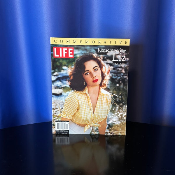 Liz Taylor Collectible - Remembering Liz - 1932-2011 - Life Magazine - 96 pages