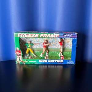 1998 Joe Montana Figurines - 3 Team Set Freeze Frame - See description/photos