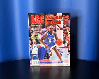 2000 ACC Basketball Handbook - UNC Tar Heels, Duke, Wake Forest on Cover