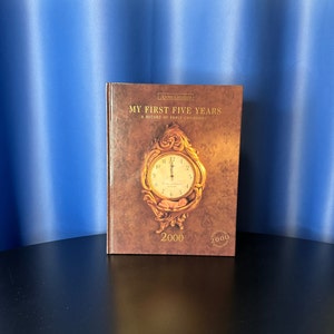 Vintage Anne Geddes Hardcover Five Year Baby Book - Record of Early Childhood