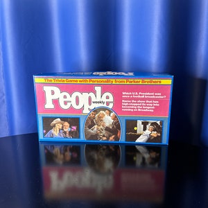Vintage Game - The People Weekly Trivia Game - Parker Brothers 1984