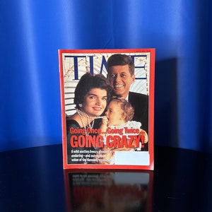 Kennedy Cover Story - Going Once Going Twice Going Crazy - Time Magazine - May 6, 1996