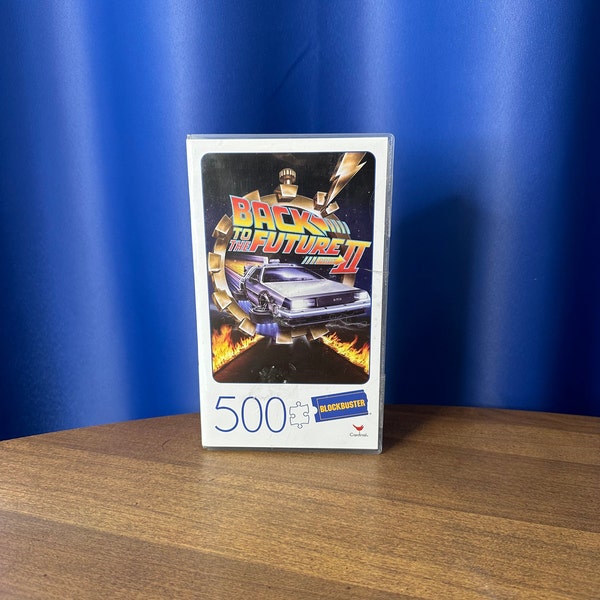 Collectible Puzzle: Back to the Future - 500 Pieces (Back to the Future 2) in a Blockbuster Video Casing