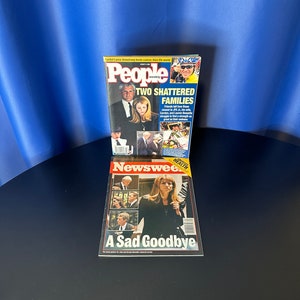 JFK Jr. Death Cover Stories Bundle of 2 - Newsweek and People - See description