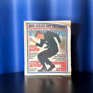 Vintage Rolling Stone Magazine - Steve Martin Cover Story - December 1, 1977