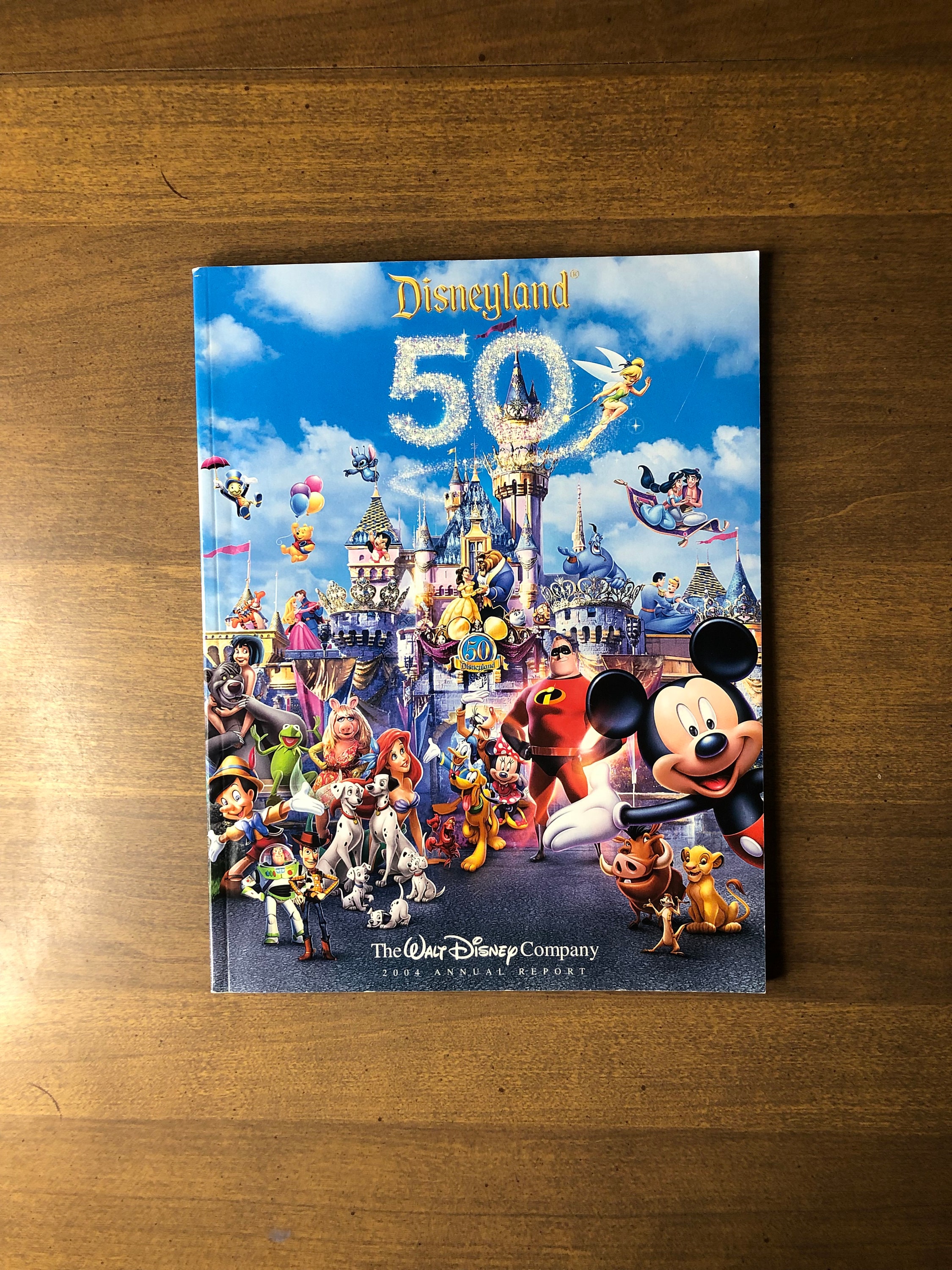 Disneyland 50th Year Celebration Annual Report 2004 Full Color 94 Pages ...