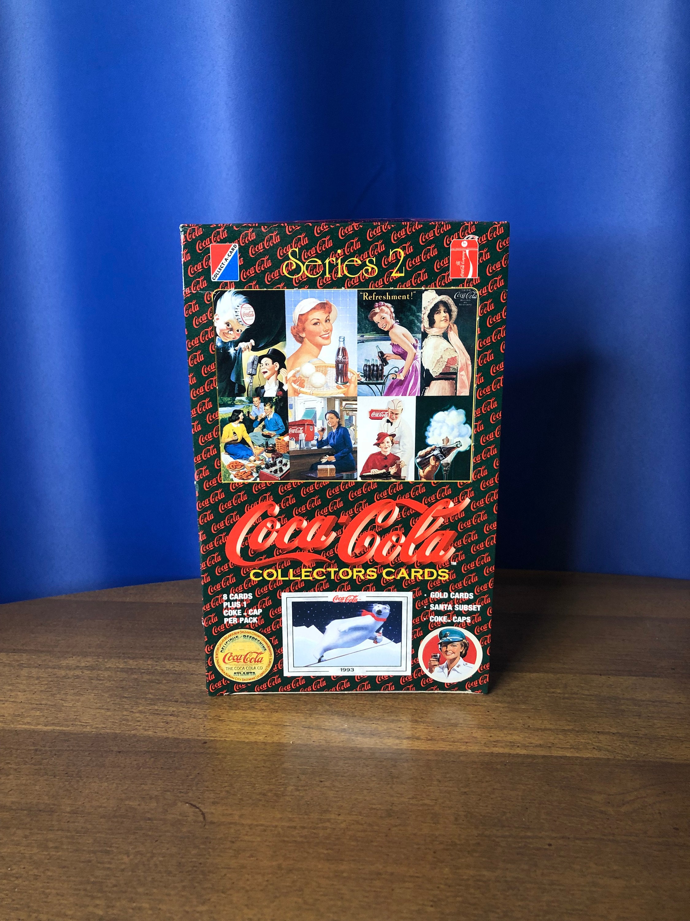 Vintage Cocacola Collectors Cards Box Series 2 1993 Box Includes 36