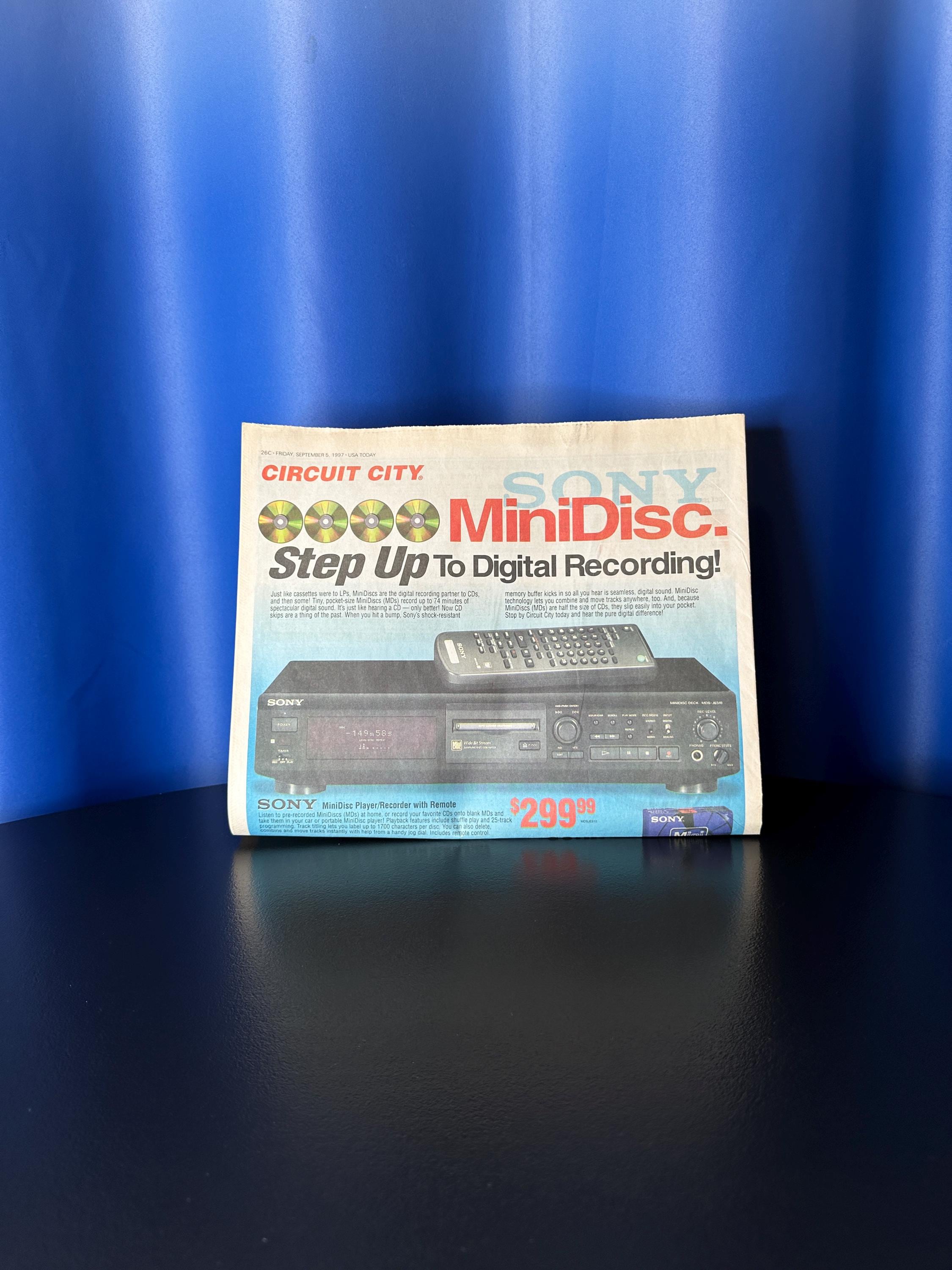 Sony MD Blank Minidisc 80 Minutes Recordable MD MDW80T 10