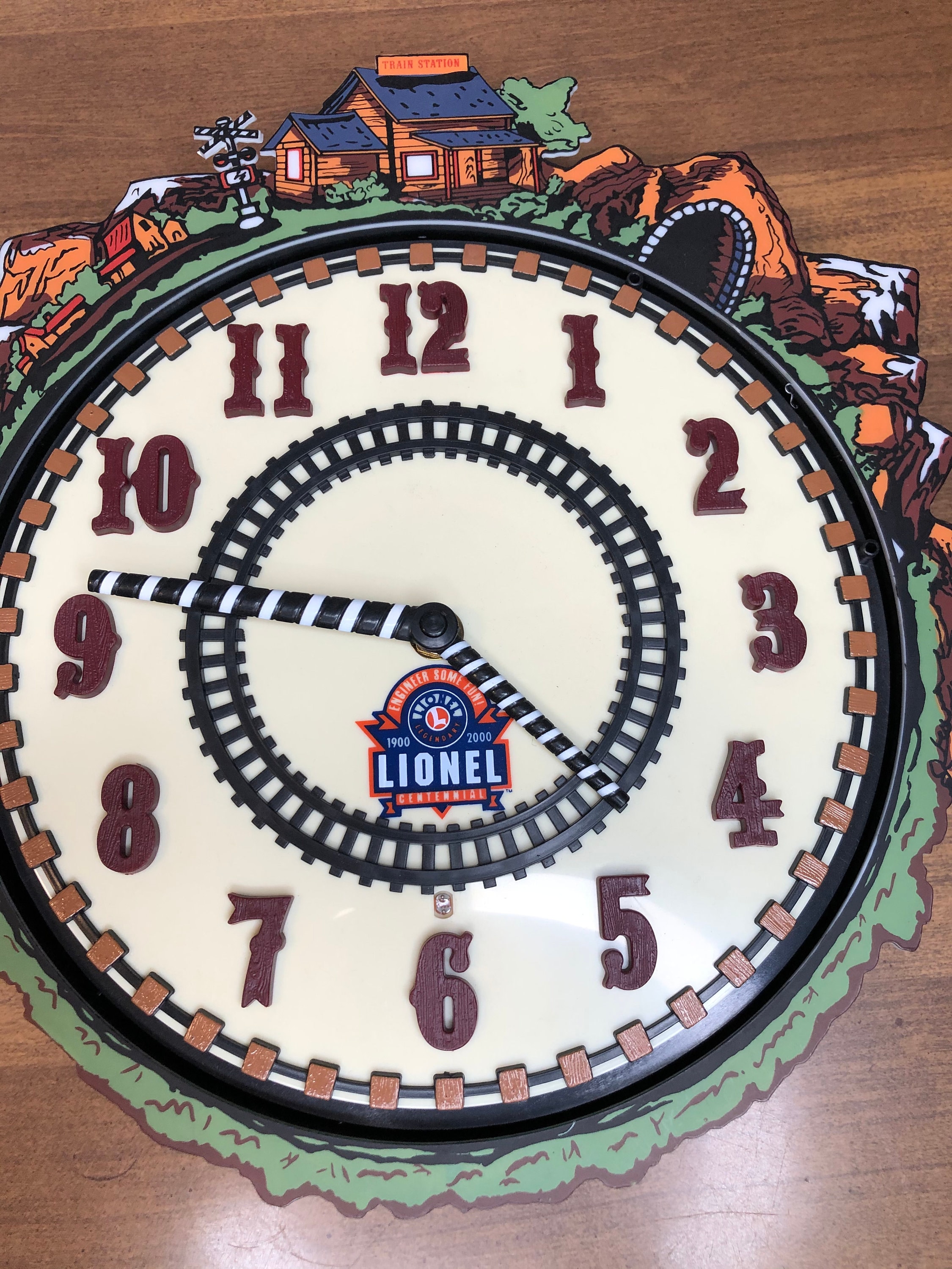 Lionel Train Clock 100th Anniversary missing train that Etsy