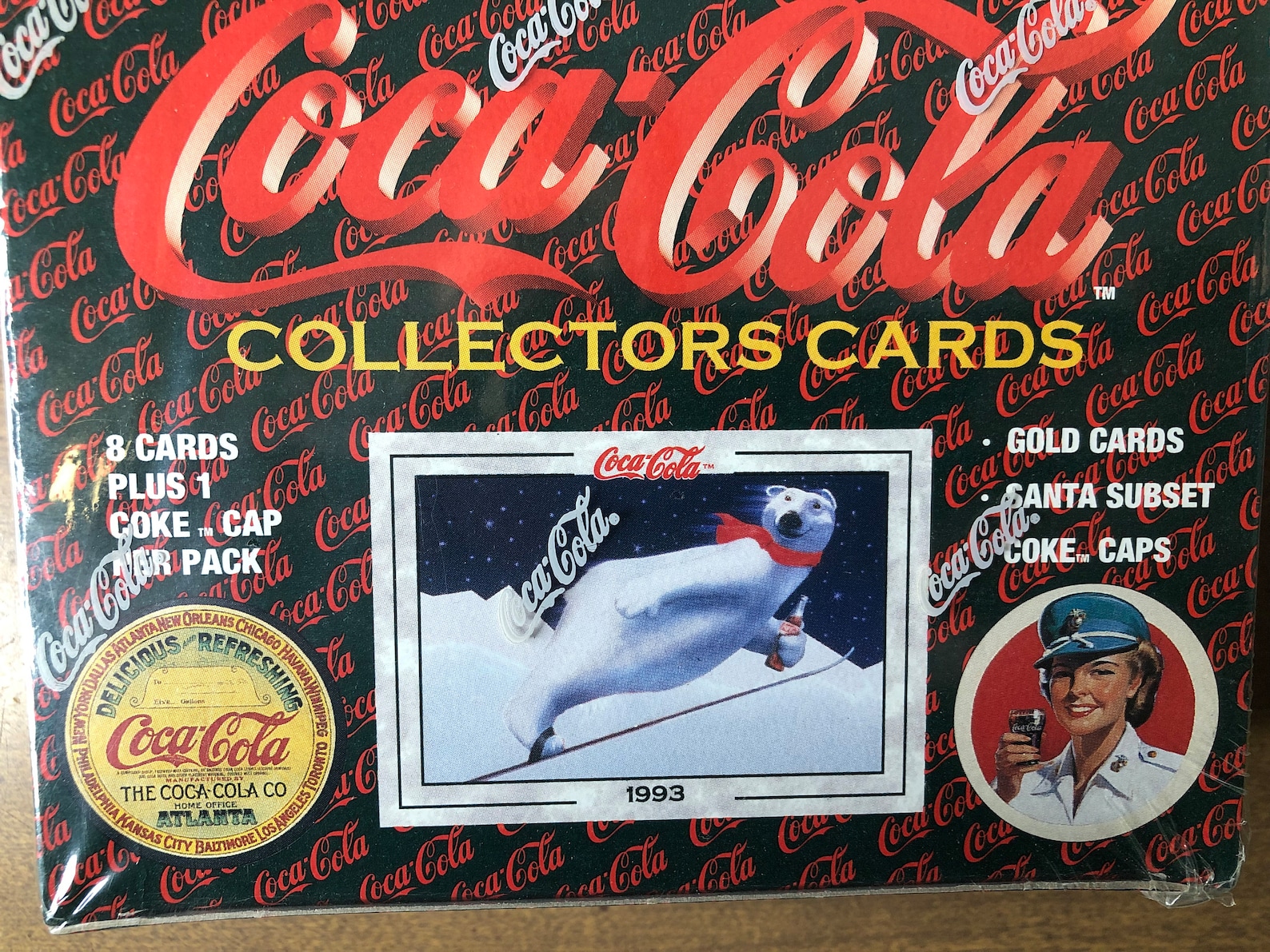 Vintage Cocacola Collectors Cards Box Series 2 1993 Box Includes 36