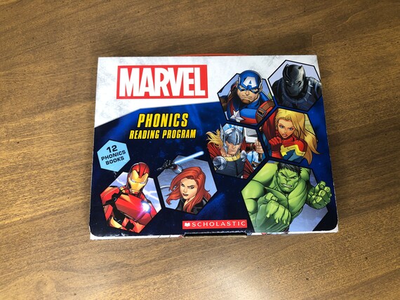 Marvel phonics sale box set scholastic