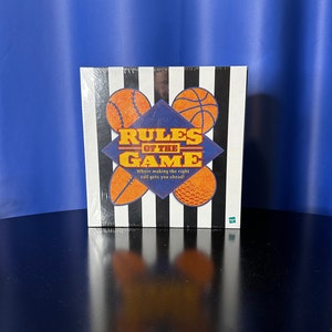 Vintage Sports Board Game - Rules of the Game - Sports Trivia Game by Hasbro (2000)