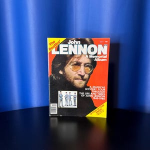 Vintage John Lennon Publication (1981) - Life & Times of John Lennon - 98 Pages