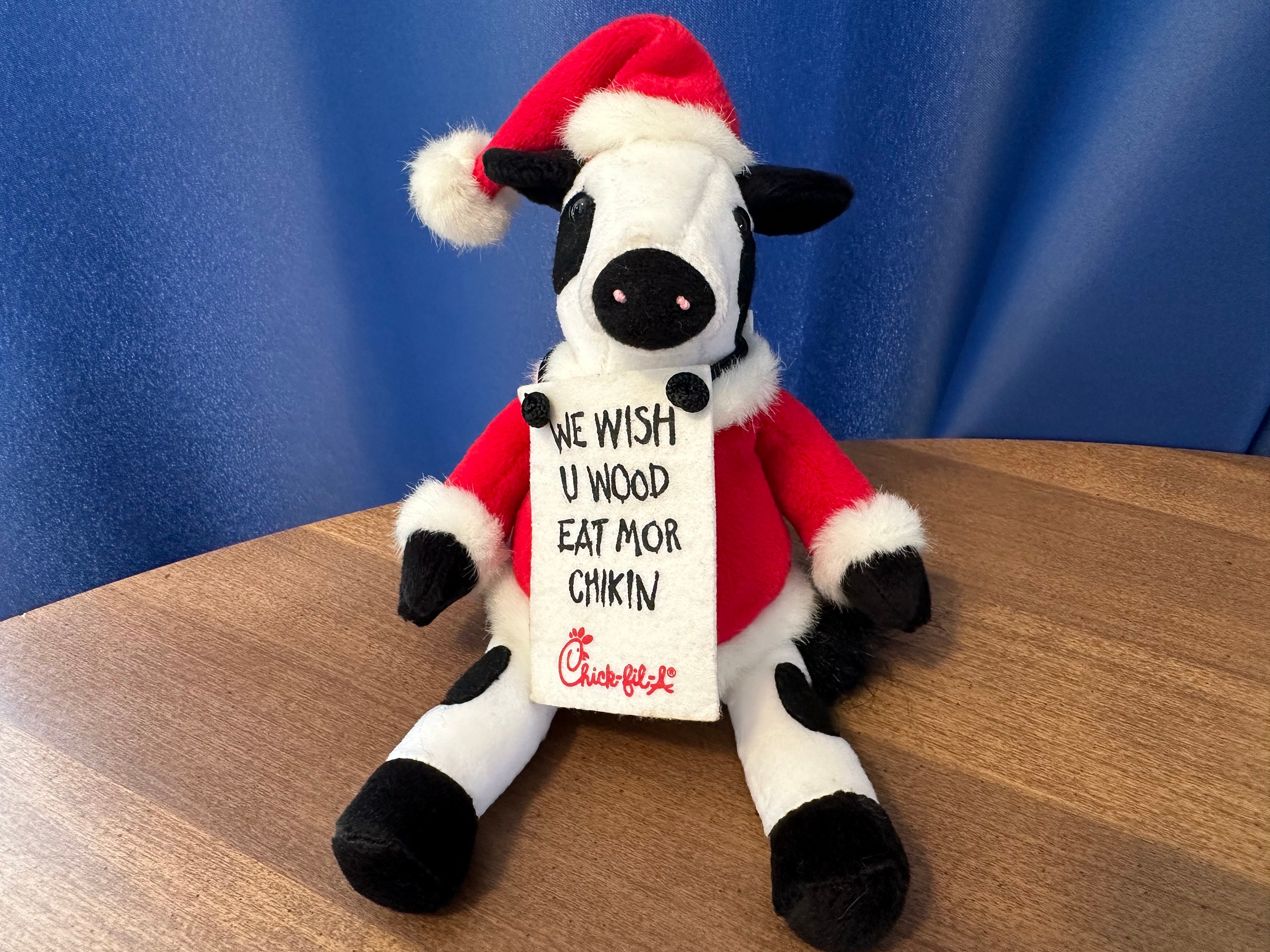 Chick fil A Christmas Ornament | Cow Gifts for Cow Lovers
