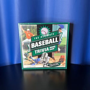 Vintage Baseball Trivia Board Game - The Ultimate Baseball Trivia Board Game