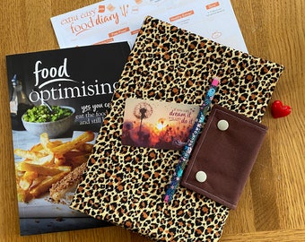 Handmade syn free Slimming World book folder in various cute designs! Keep all your books together in a stylish folder.