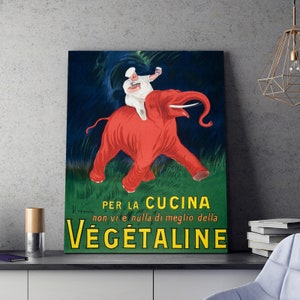 Museum Art, Modern Canvas Decor, Canvas Wall Art, Vegetaline (1910), Original from the Bibliotheque Municipale de Lyon, Popular Gift For Her