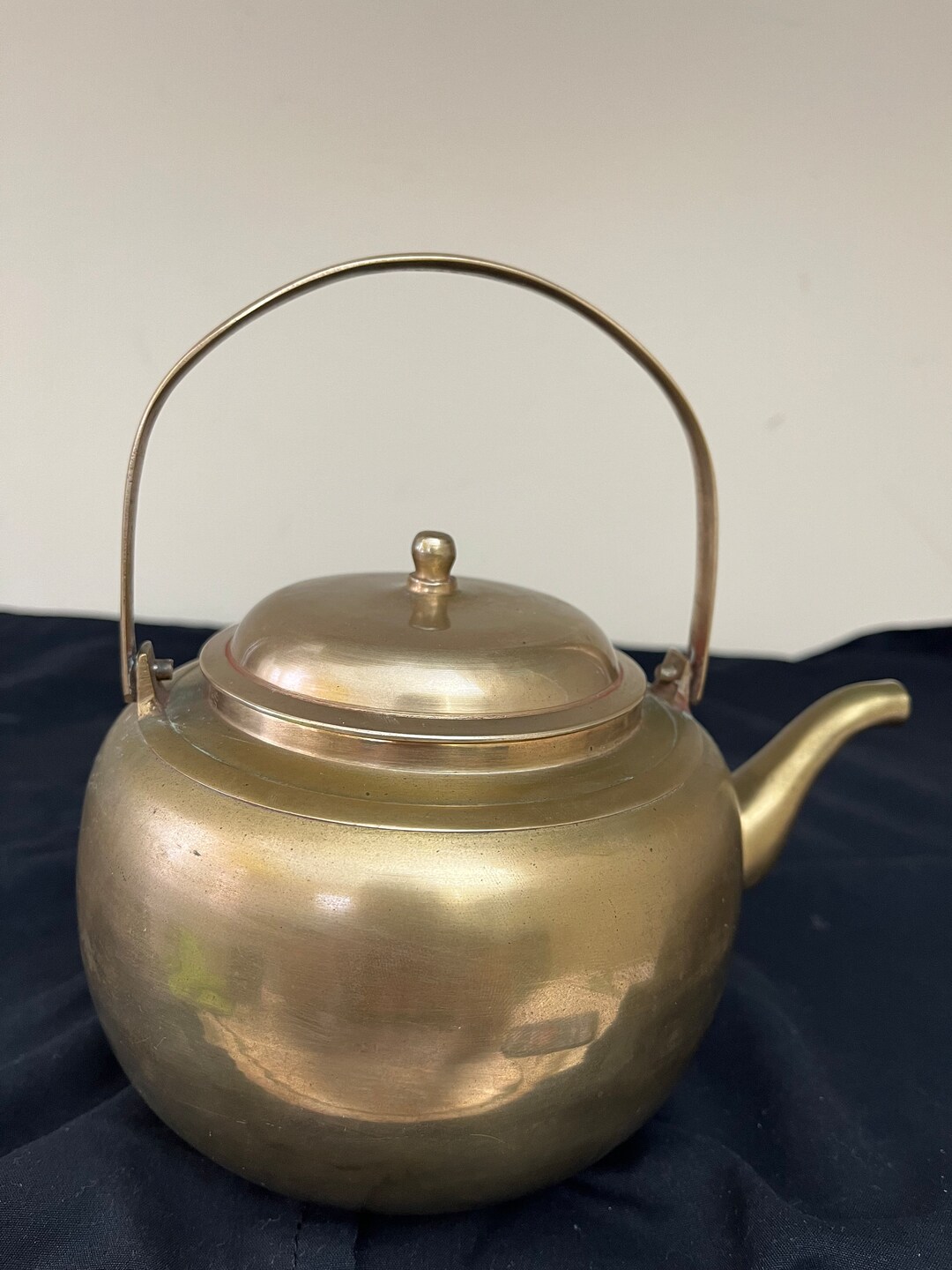 Vintage Brass Korean Teapot Etsy