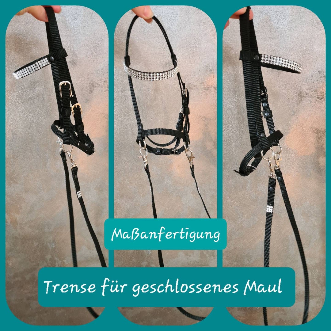 Hobby Horse Trense geschlossenes Maul MAßANFERTIGUNG Etsy.de