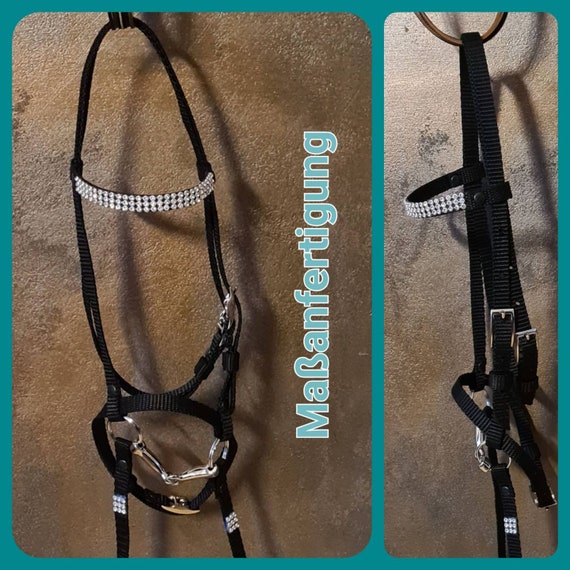 Hobby Horse Bridle / Bridle Black With Glitter Headband and Etsy UK