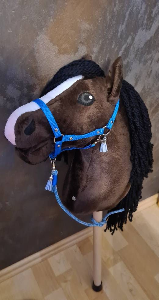 Hobby Horse Halfter Set mit Strick MAßANFERTIGUNG Strick Etsy