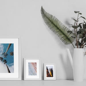 8x10 11x14 16x20 Wood Picture Photo Frame White Wall Frame With Mat For Photo Printing Tempered Glass Front For Home Wall Decor